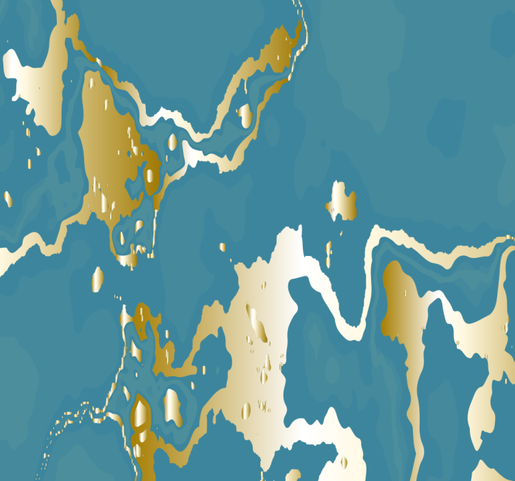 Papel pintado mármol azul elegante - TenVinilo