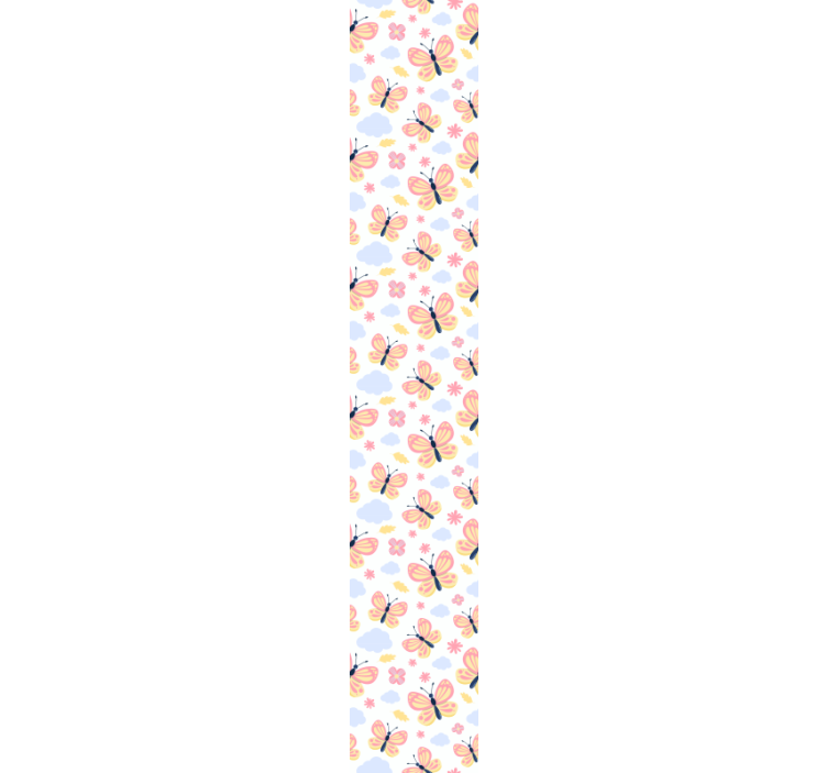 Papel tapiz mariposas patrones de nubes de mariposas - TenVinilo