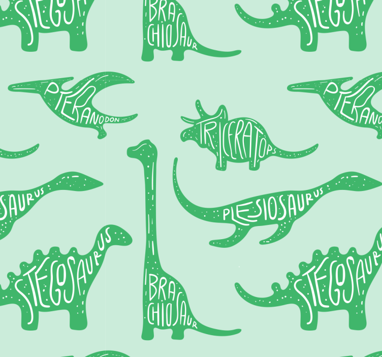 Papel tapiz dinosaurios sala de juegos de dinosaurios - TenVinilo