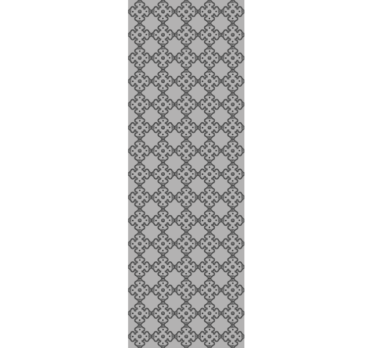 Papel tapiz ornamental intrincado cuatrifolio - TenVinilo