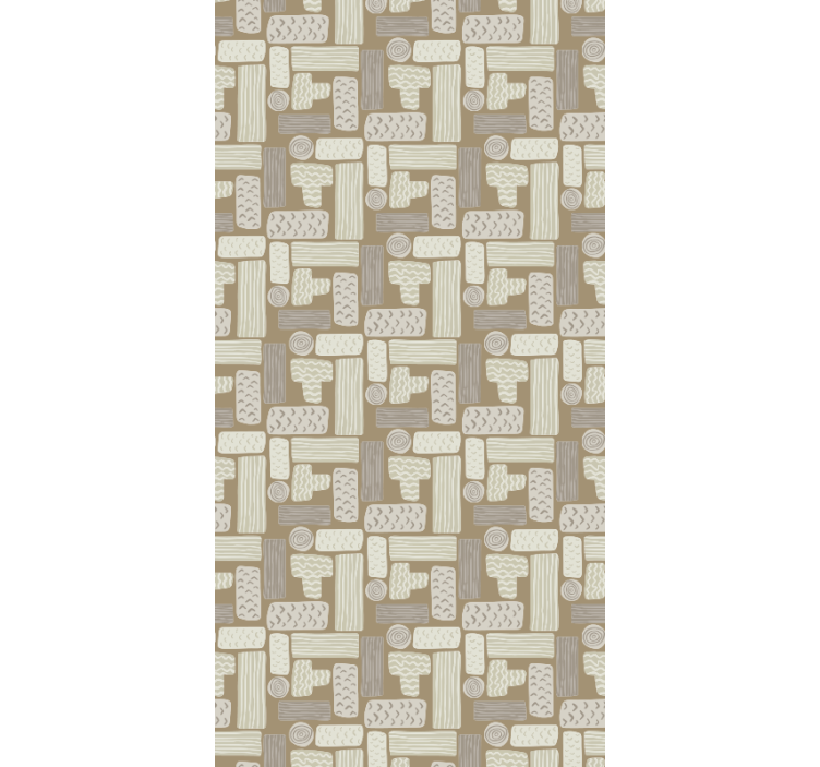 Papel pintado moderno Fondo de tv - TenVinilo