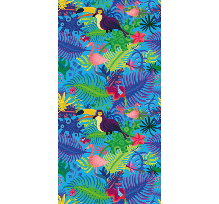 Papel tapiz selva bosque tropical - TenVinilo