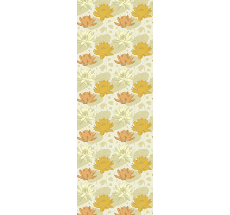 Papel tapiz flores patrón de arreglo floral - TenVinilo