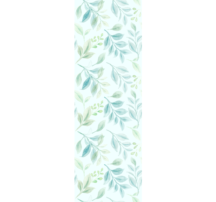 Papel tapiz hojas follaje elegante - TenVinilo