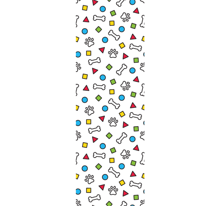 Papel tapiz perros motivos juguetones de mascotas - TenVinilo