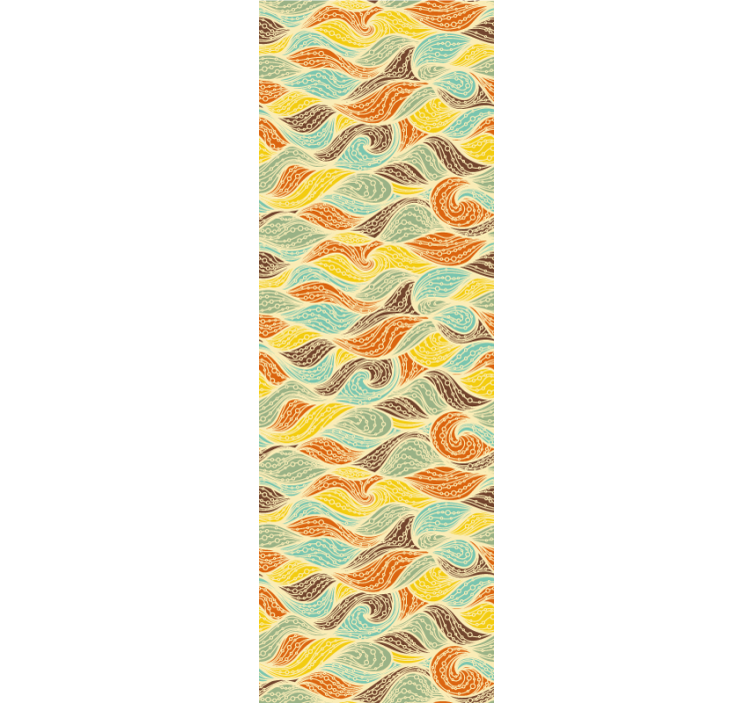 Papel tapiz abstracto motivos arremolinados - TenVinilo