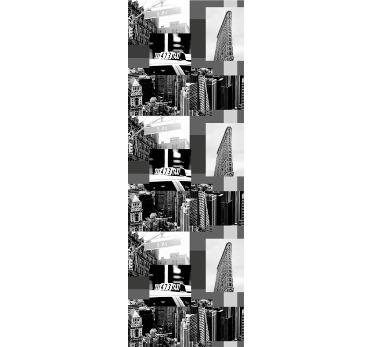 Papel pintado Nueva York Collage de la quinta avenida - TenVinilo