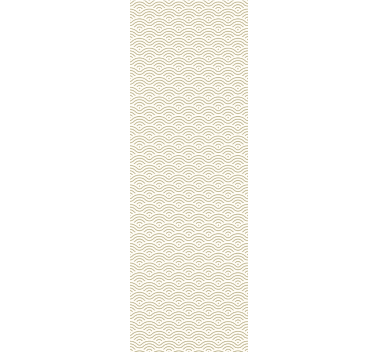 Papel tapiz ornamental patrón de onda geométrica - TenVinilo
