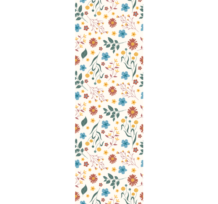 Papel tapiz flores florecimiento botánico - TenVinilo