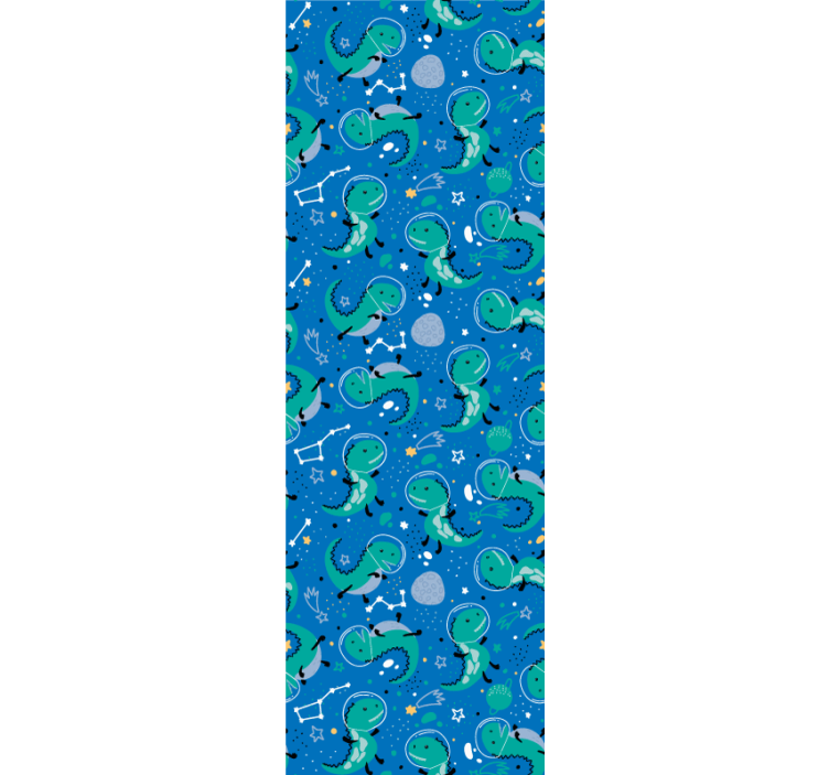 Papel tapiz dinosaurios constelación de dinosaurios - TenVinilo