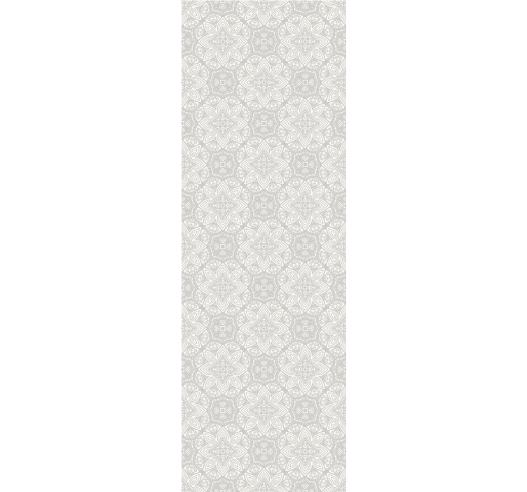 Papel tapiz ornamental flores intrincadas - TenVinilo