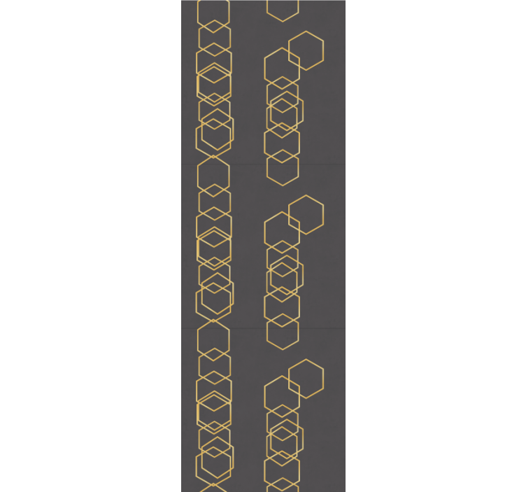 Papel tapiz geométrico diseño lineal geométrico - TenVinilo