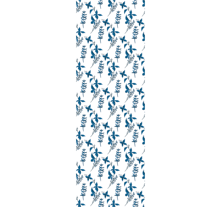 Papel tapiz flores composición botánica suave - TenVinilo