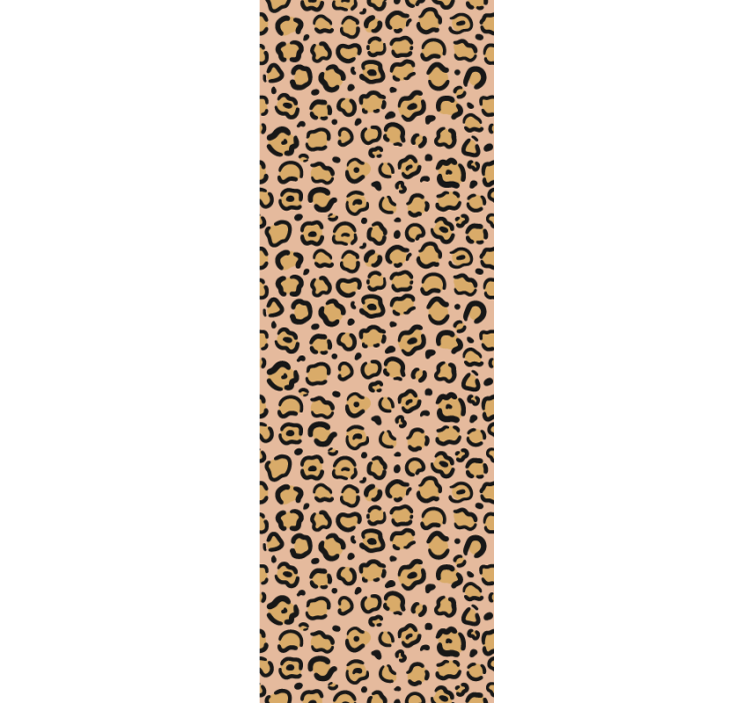 Papel pintado infantil Estampado de leopardo en color pastel - TenVinilo