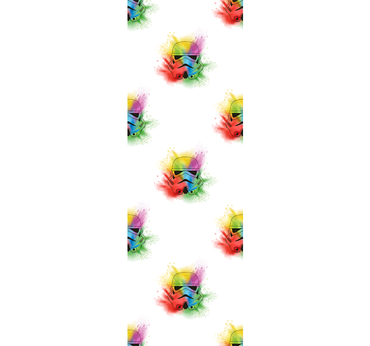 Papel tapiz arte ilustración colorida del escarabajo - TenVinilo