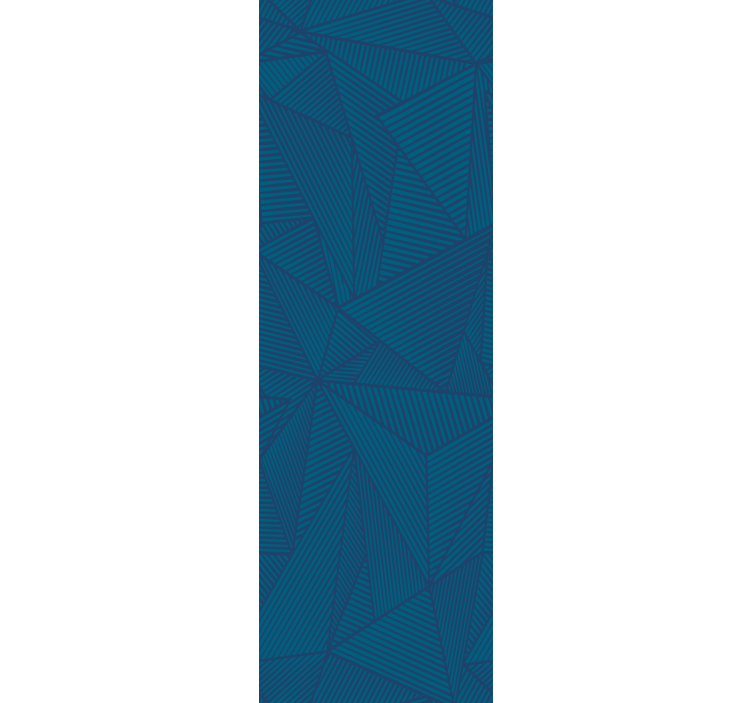 Papel pintado naturaleza Patrón simple geométrico azul - TenVinilo