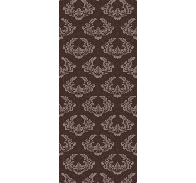 Papel tapiz barroco patrones florales clásicos - TenVinilo