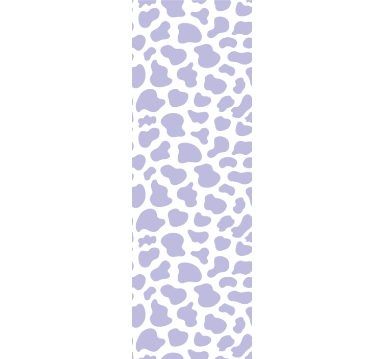 Papel tapiz leopardos manchas moradas - TenVinilo