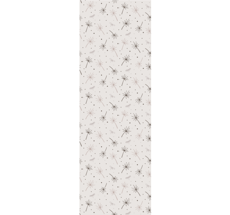 Papel pintado naturaleza Hierba fina de estilo escandinavo - TenVinilo