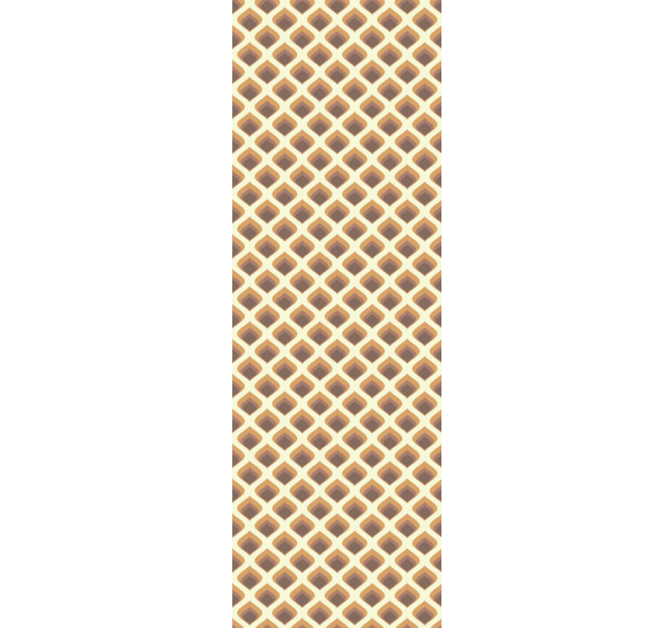 Papel pintado vintage de pétalos de los años 60 - TenVinilo