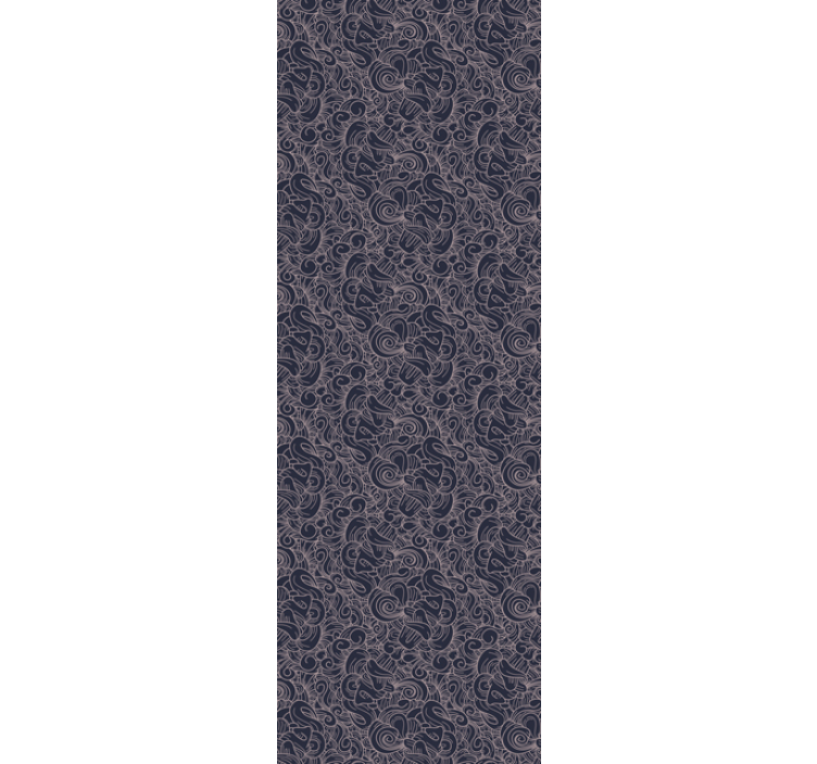 Papel tapiz abstracto patrones de líneas curvas azules - TenVinilo