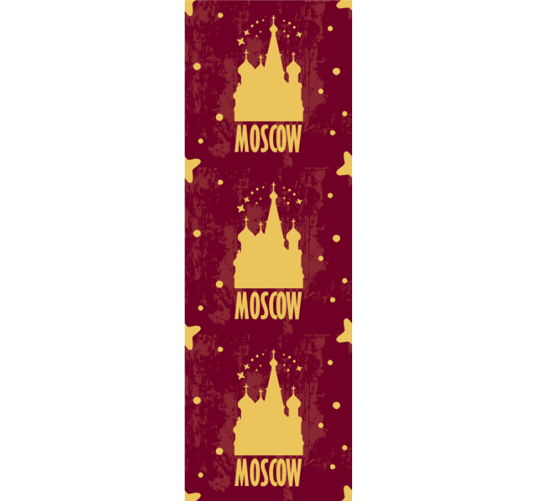 Papel tapiz ciudades diseño emblemático de moscú - TenVinilo