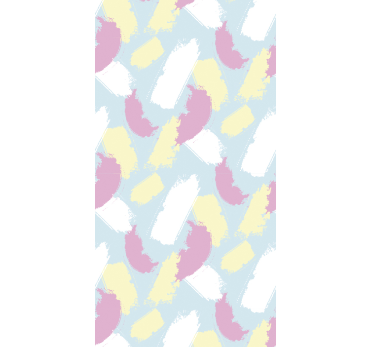 Papel tapiz recámara matrimonial marcas de pincel abstractas - TenVinilo