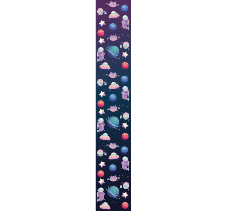 Papel tapiz infantil aventura en el espacio exterior - TenVinilo