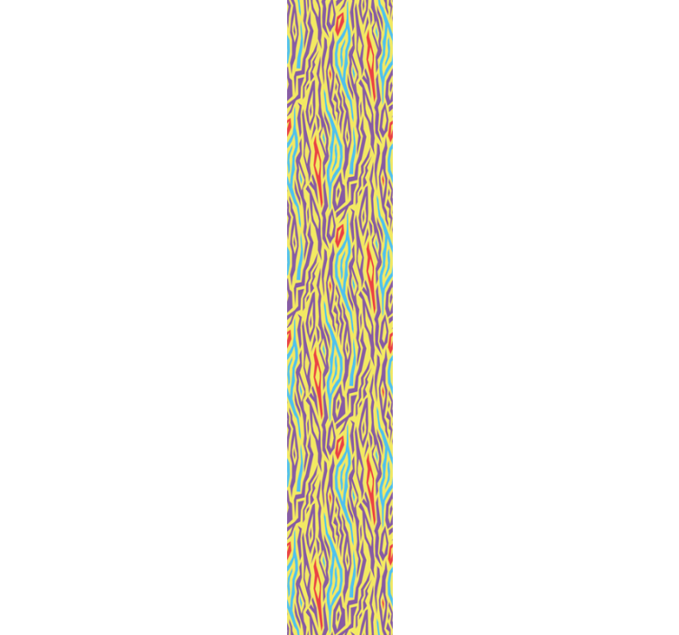 Papel tapiz abstracto ondas de colores - TenVinilo