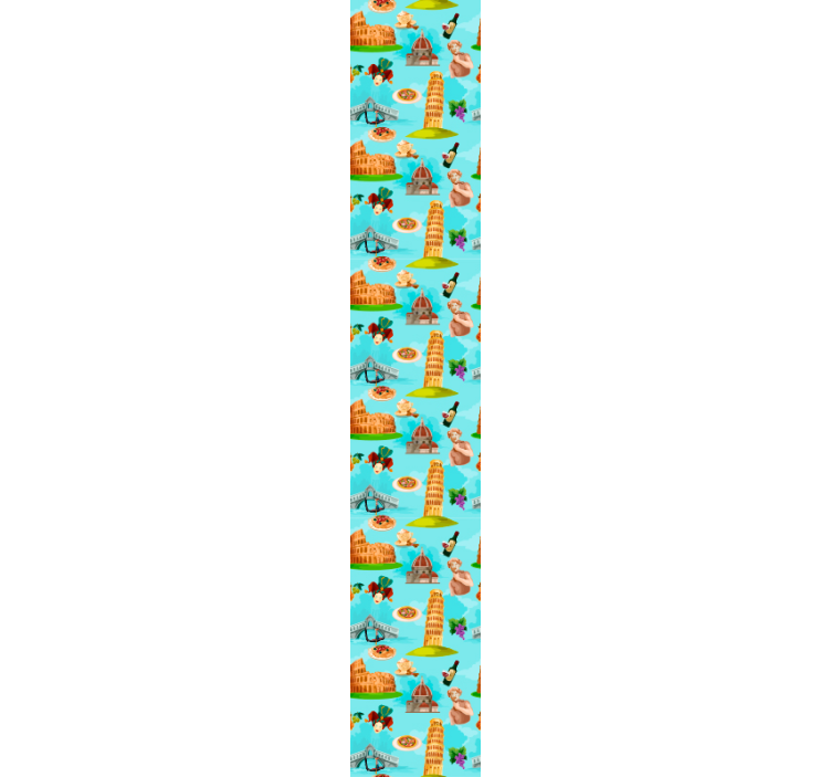 Papel pintado con Iconos de ciudades italianas - TenVinilo