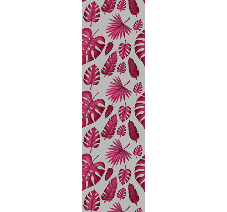 Papel tapiz hojas patrón de hojas tropicales - TenVinilo