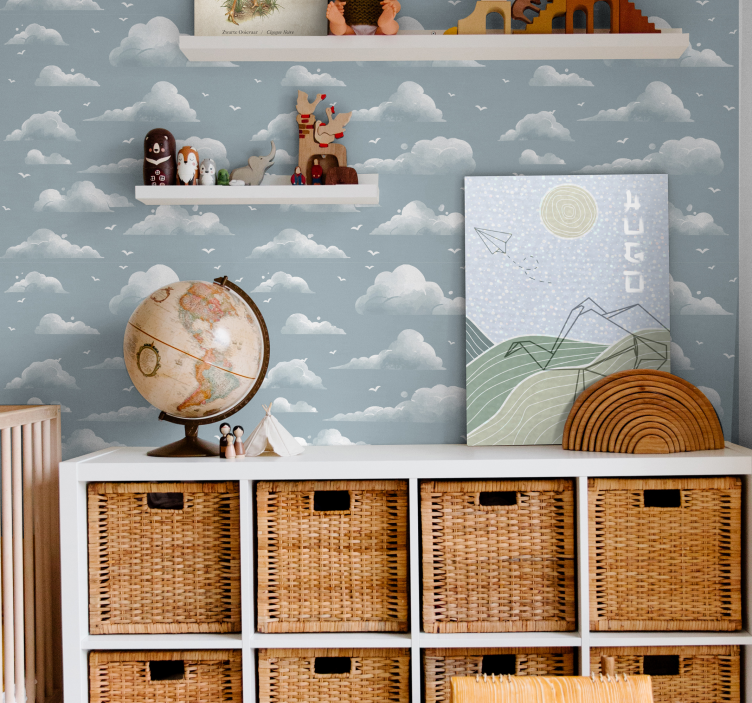 Papel tapiz naturaleza cielos nublados - TenVinilo