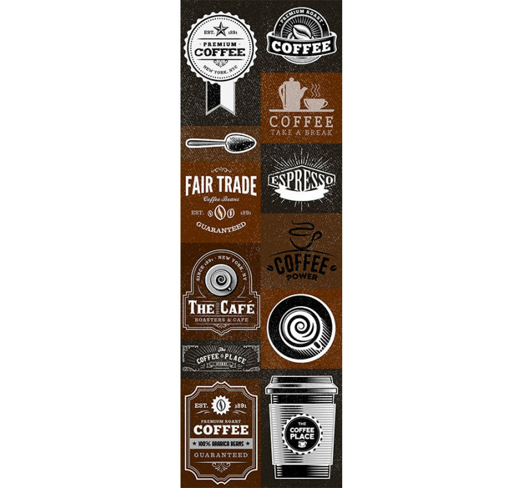 Papel tapiz cocina temas de cafetería - TenVinilo