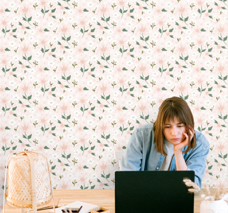 Papel pintado cocina Fondo de diseño bucólico - TenVinilo