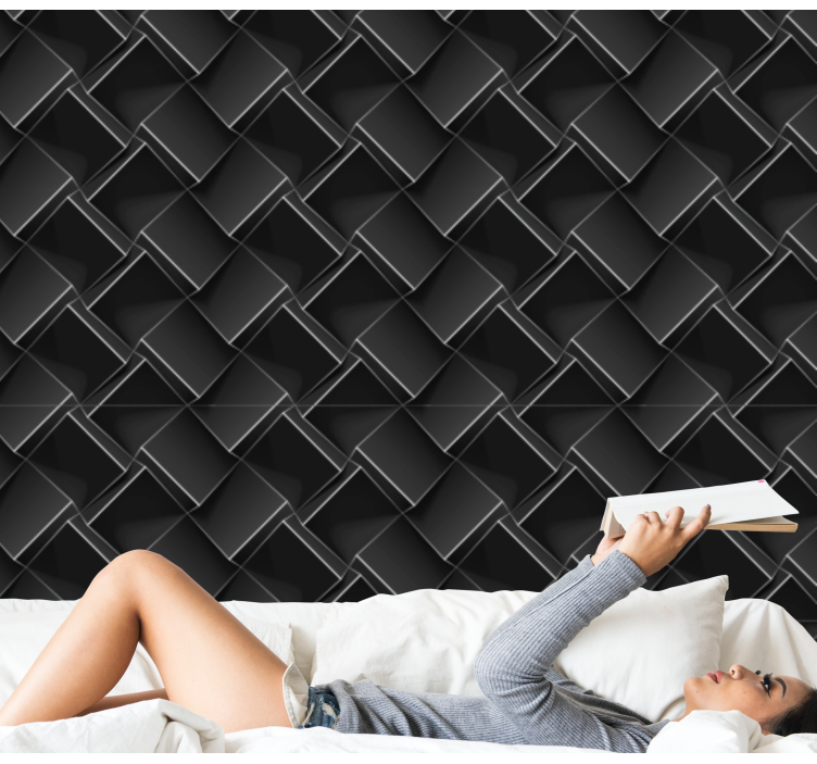 Papel tapiz geométrico complejidad geométrica - TenVinilo