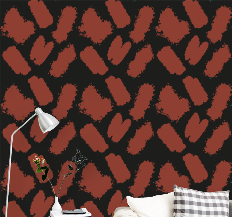 Papel tapiz geométrico textura de pincelada - TenVinilo