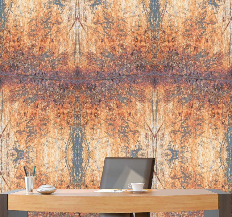 Papel tapiz hormigón superficie texturizada rústica - TenVinilo