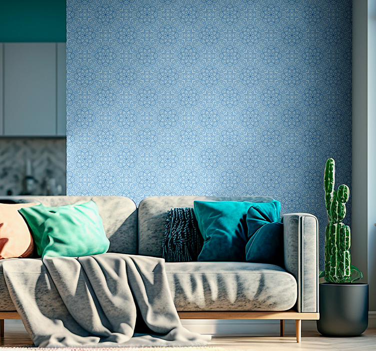 Papel tapiz ornamental patrones ornamentales - TenVinilo