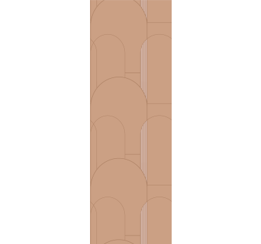 Papel tapiz moderno patrones de arco beige - TenVinilo