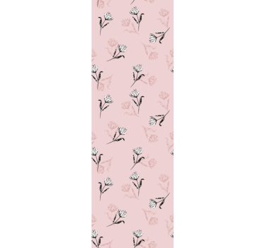 Papel tapiz flores elegancia floral atemporal - TenVinilo