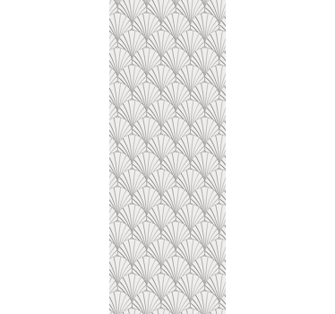 Papel tapiz moderno elegante patrón de abanico - TenVinilo