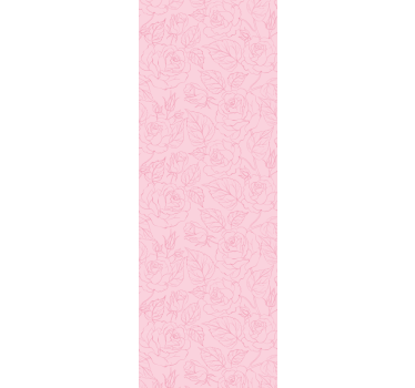 Papel tapiz flores fondo rosa - TenVinilo