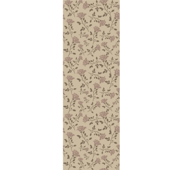 Papel tapiz floral delicado motivo de rosa - TenVinilo