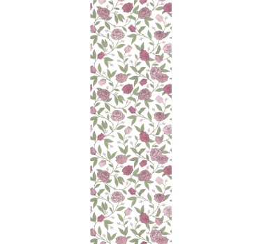 Papel tapiz flores encanto floral - TenVinilo