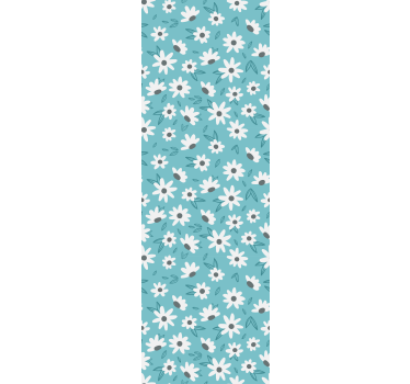 Papel tapiz flores floración floral primaveral - TenVinilo