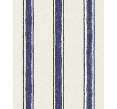 Papel tapiz geométrico líneas verticales azul marino - TenVinilo