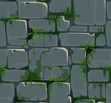 Papel pintado juvenil mosaico piedras - TenVinilo