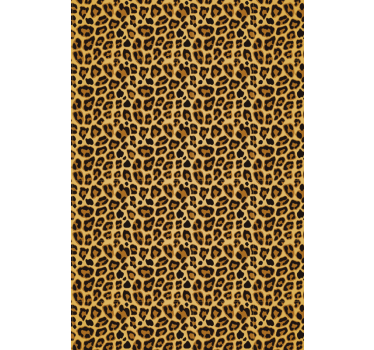 Papel tapiz animales estampado de leopardo - TenVinilo