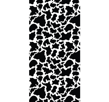 Papel tapiz animales diseño de piel de vaca - TenVinilo