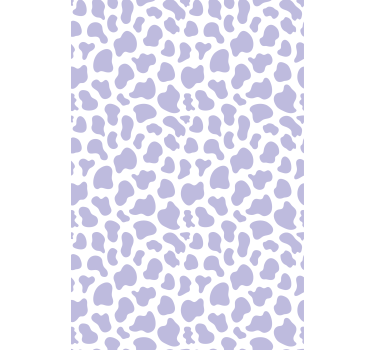 Papel tapiz animales estampado de vaca morada - TenVinilo